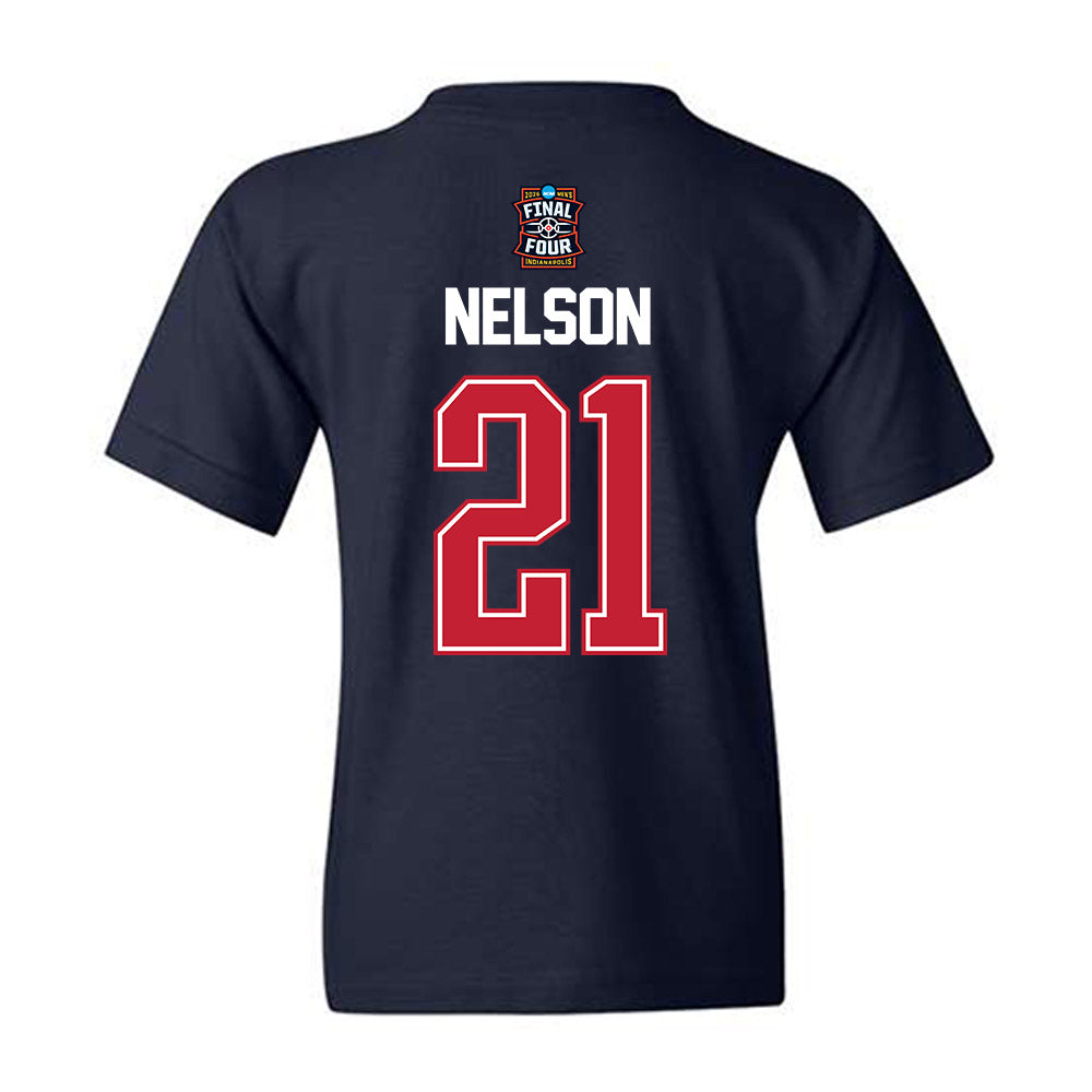 Arizona - NCAA Men's Basketball : Evan Nelson - Final Four NCAA® March Madness® 2026 Youth T-Shirt-1