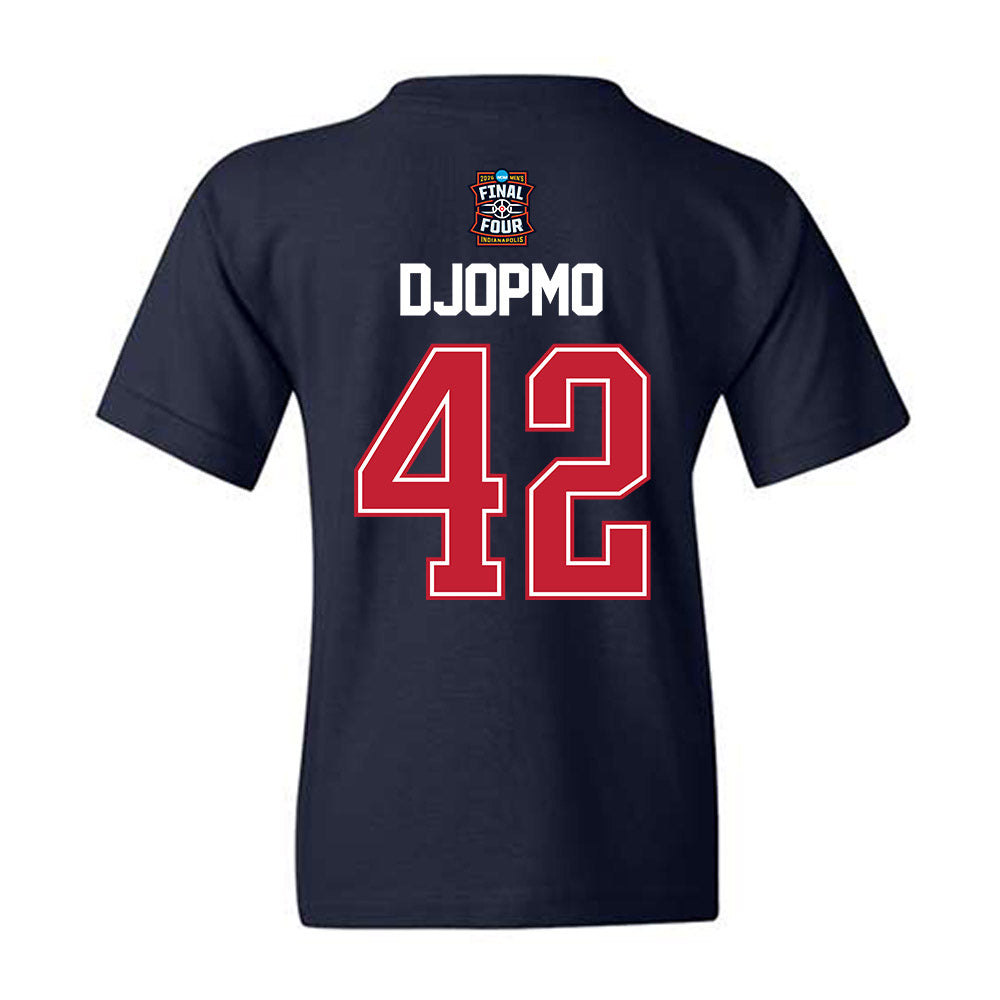 Arizona - NCAA Men's Basketball : Sven Djopmo - Final Four NCAA® March Madness® 2026 Youth T-Shirt-1