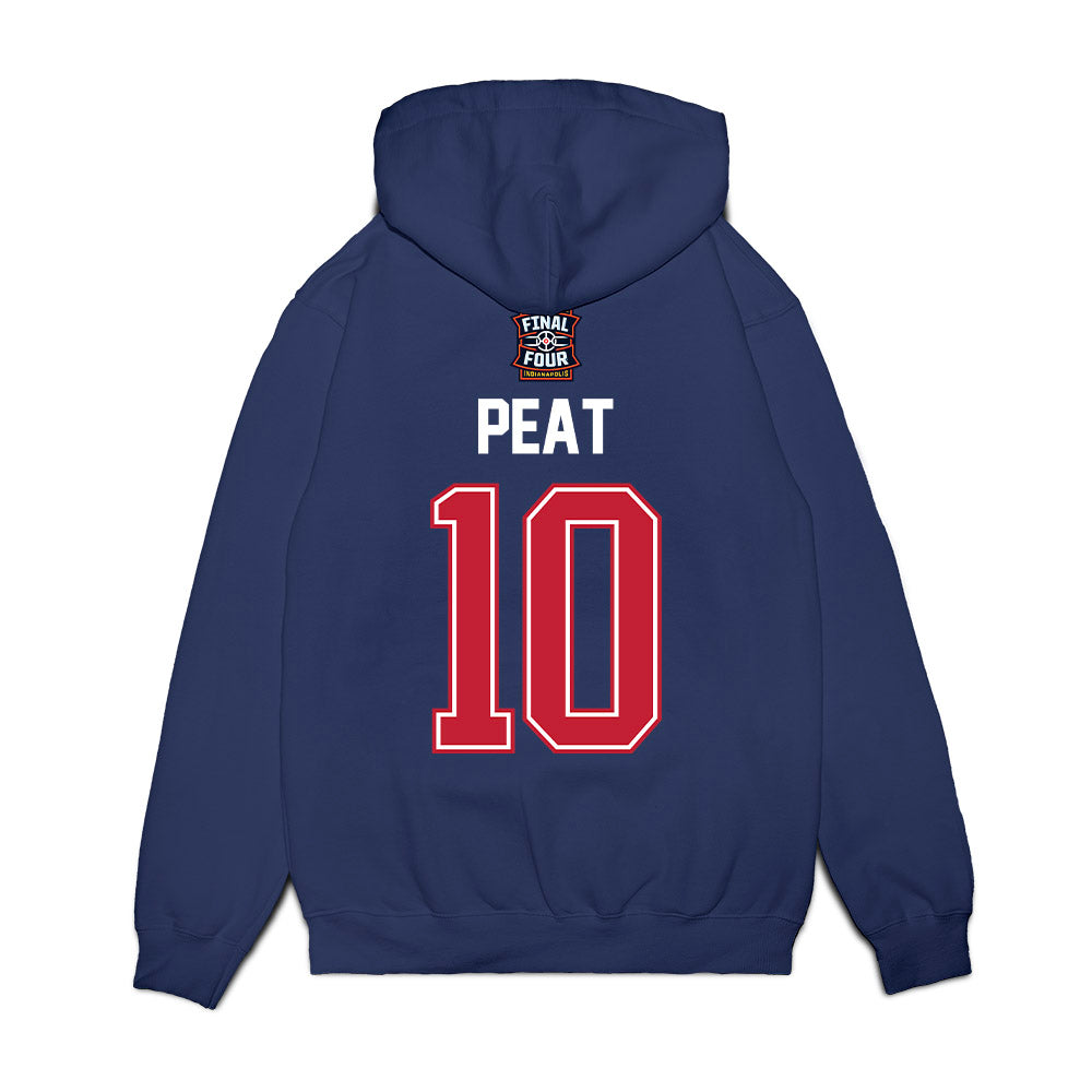 Arizona - NCAA Men's Basketball : Koa Peat - Final Four NCAA® March Madness® 2026 Fleece Hooded Sweatshirt-1