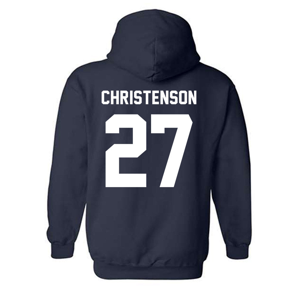 Penn State - NCAA Men's Ice Hockey : Cade Christenson - Sports Shersey Hooded Sweatshirt-1