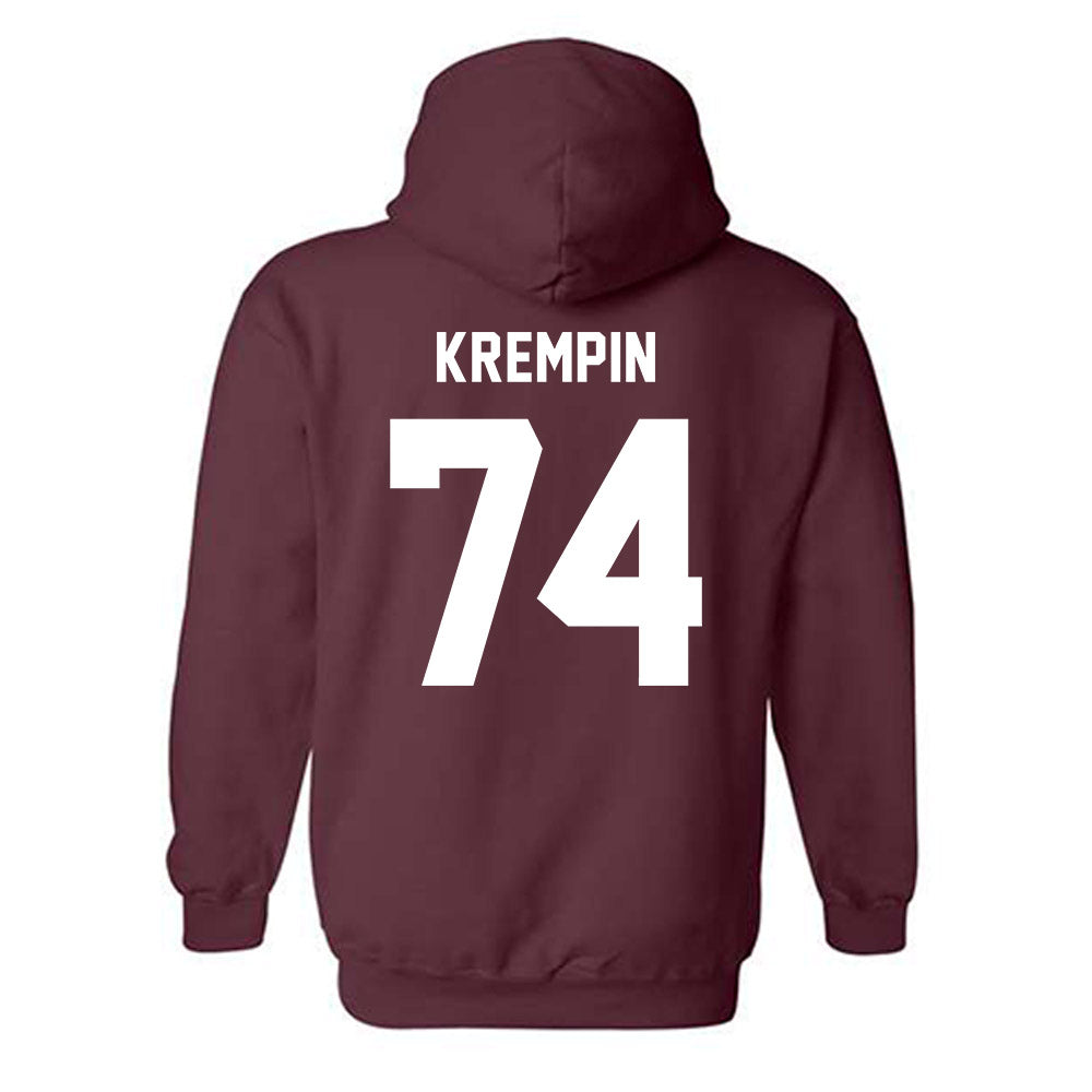 Texas A&M - NCAA Football : Zaden Krempin - Ol' Sarge v2 Hooded Sweatshirt-1