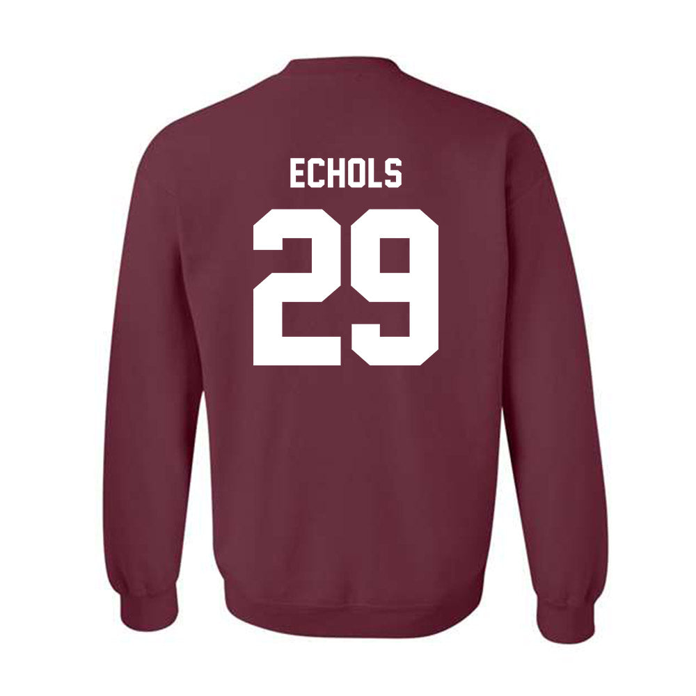 Texas A&M - NCAA Football : Justin Echols - Ol' Sarge v2 Crewneck Sweatshirt-1