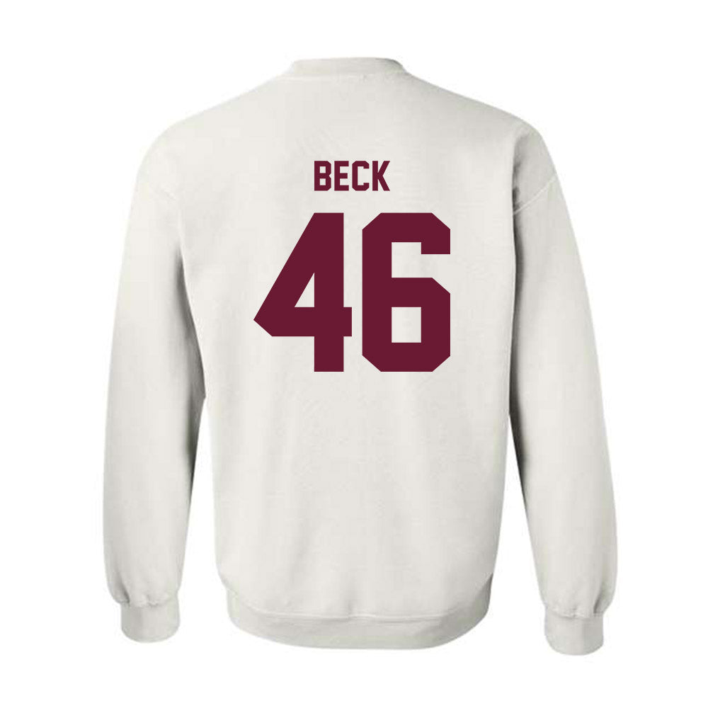 Texas A&M - NCAA Football : Qui Beck - Ol' Sarge Crewneck Sweatshirt-1