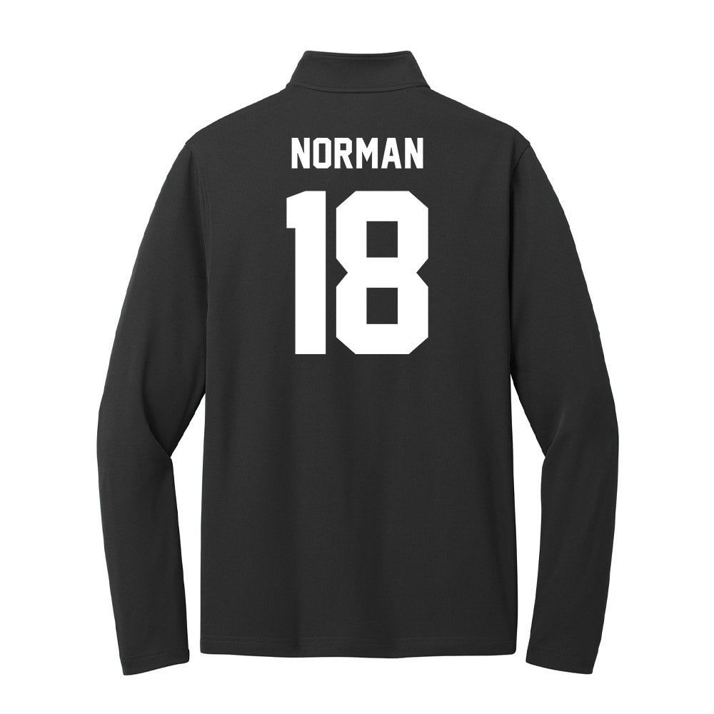 Texas A&M - NCAA Football : TK Norman - Ol' Sarge Lightweight Quarter Zip Jacket-1