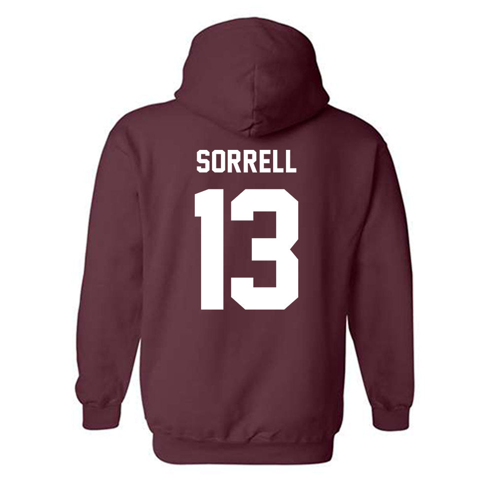 Texas A&M - NCAA Baseball : Caden Sorrell - Ol' Sarge v2 Hooded Sweatshirt-1