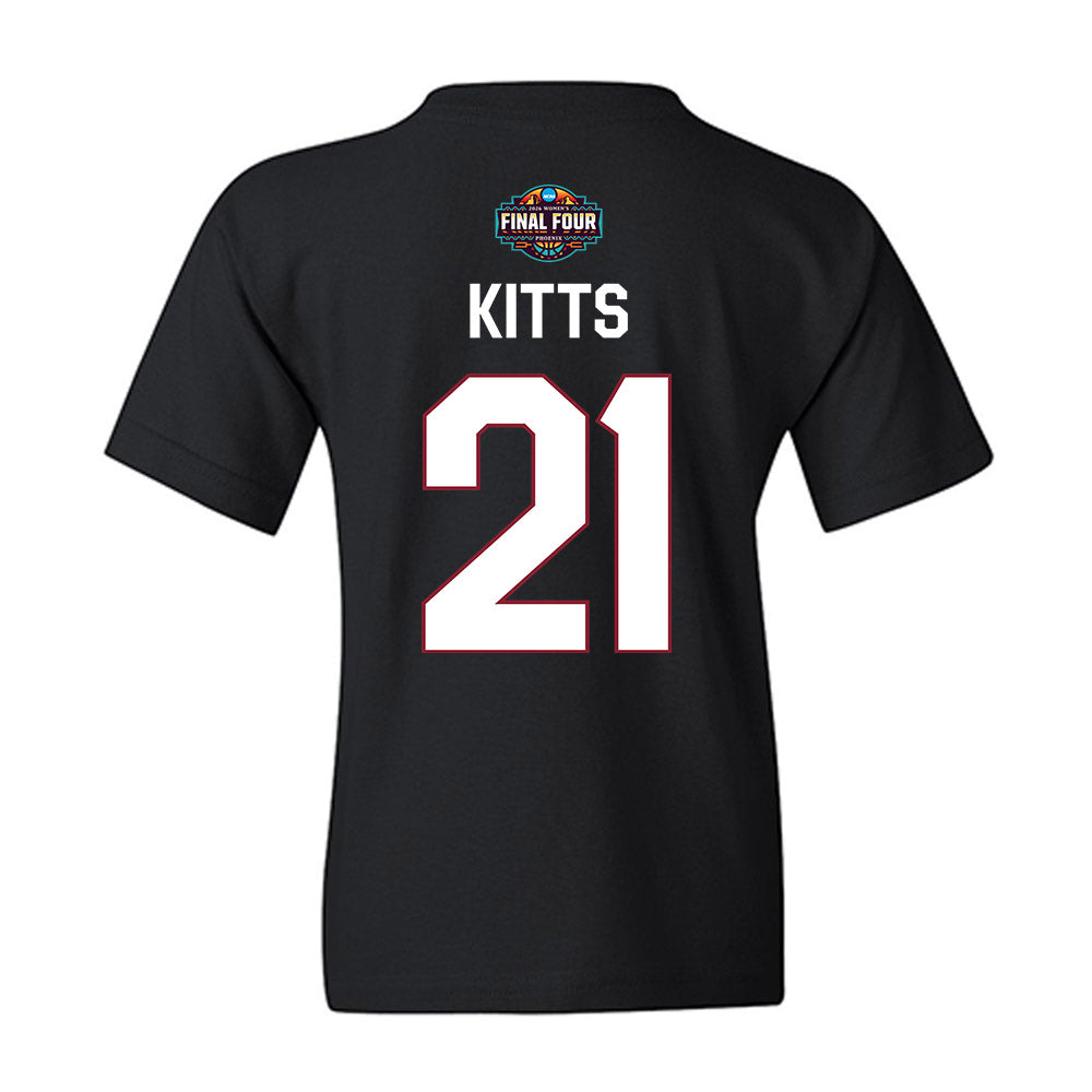 South Carolina - NCAA Women's Basketball : Chloe Kitts - Final Four NCAA® March Madness® 2026 Youth T-Shirt-1
