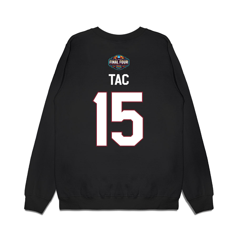 South Carolina - NCAA Women's Basketball : Adhel Tac - Final Four NCAA® March Madness® 2026 Premium Crewneck Sweatshirt-1