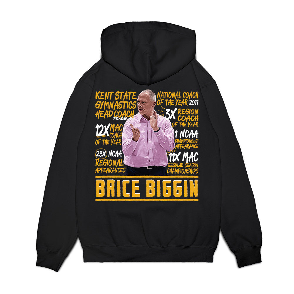 Kent State - NCAA Women's Gymnastics : Brice Biggin - Graphic v2 Premium Hooded Sweatshirt-1