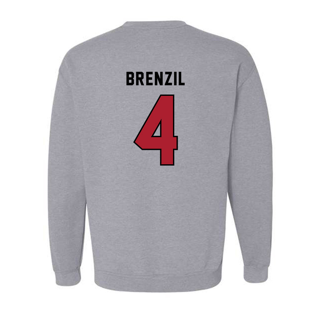 Barry - NCAA Women's Basketball : Isabella Brenzil - Classic Shersey Crewneck Sweatshirt-1
