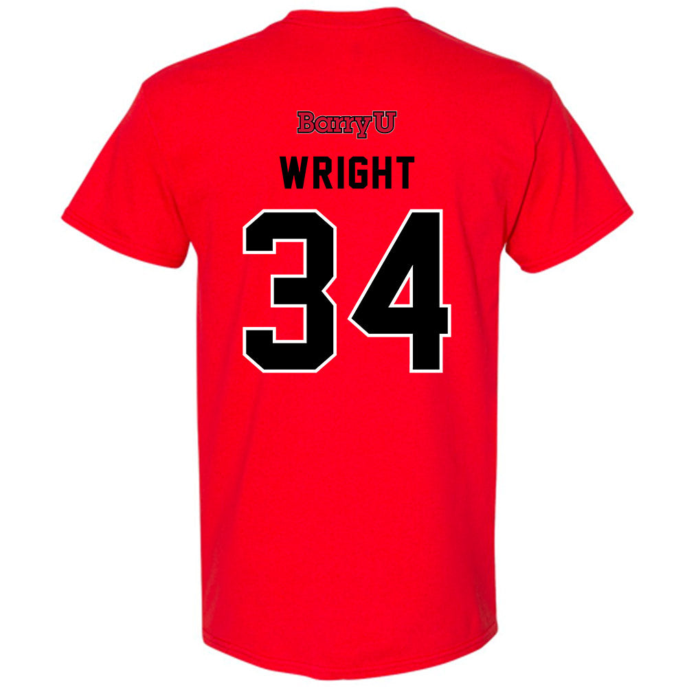 Barry - NCAA Baseball : Dane Wright - Classic Shersey T-Shirt-1