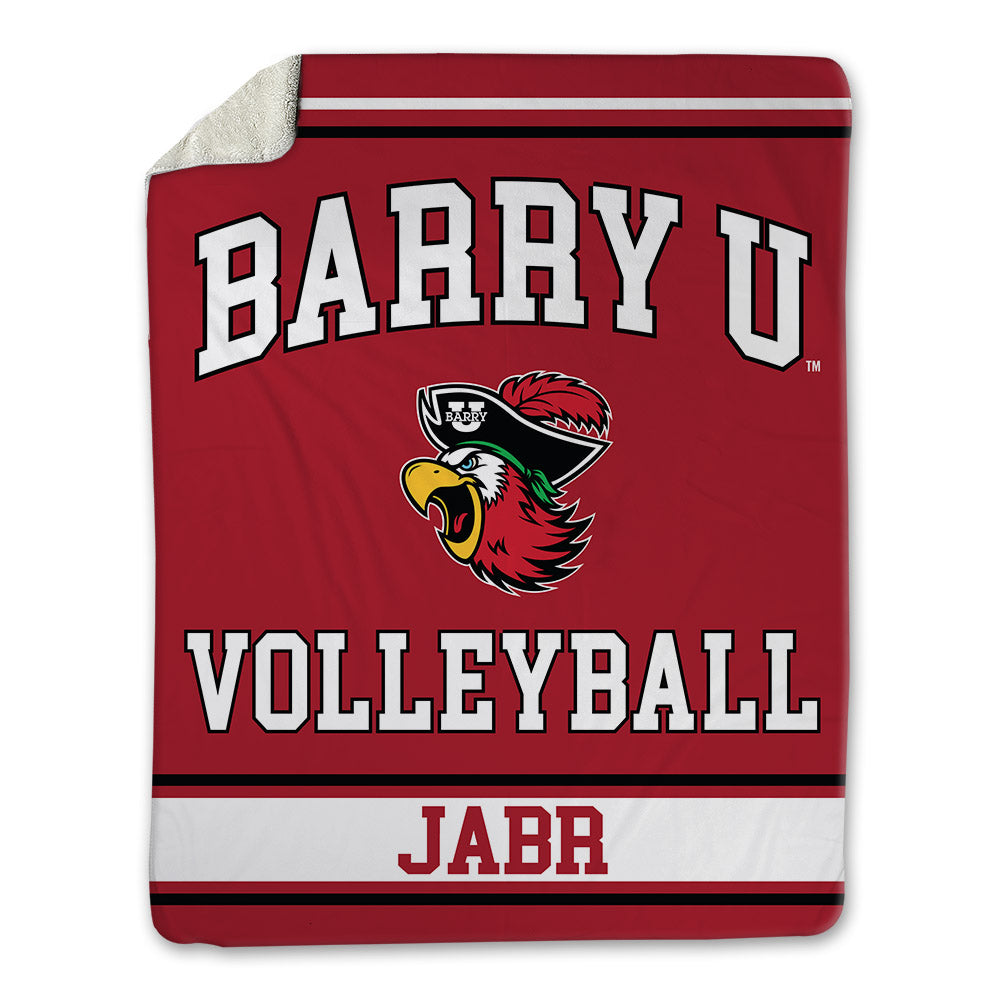 Barry - NCAA Men's Volleyball : Zachary Jabr - Blanket-0