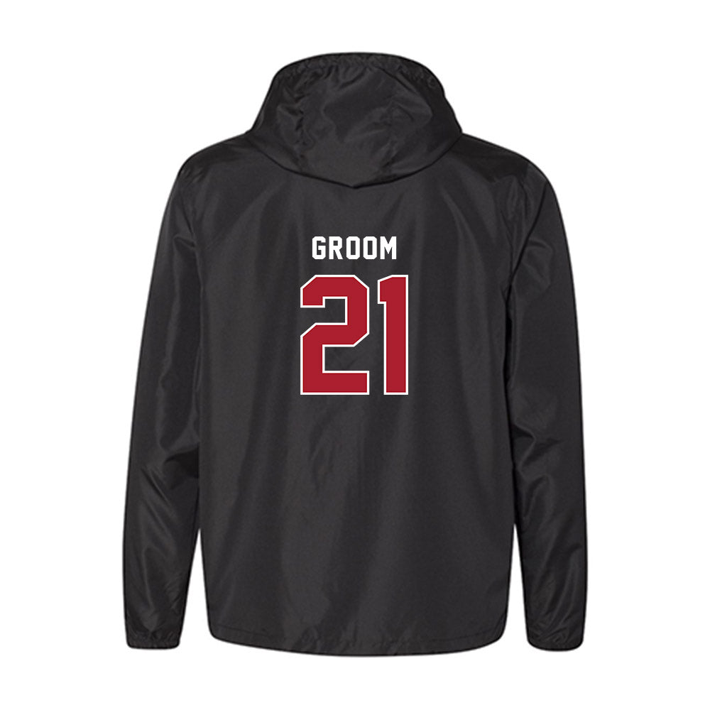 Barry - NCAA Women's Volleyball : Mia Groom - Classic Shersey Windbreaker-1