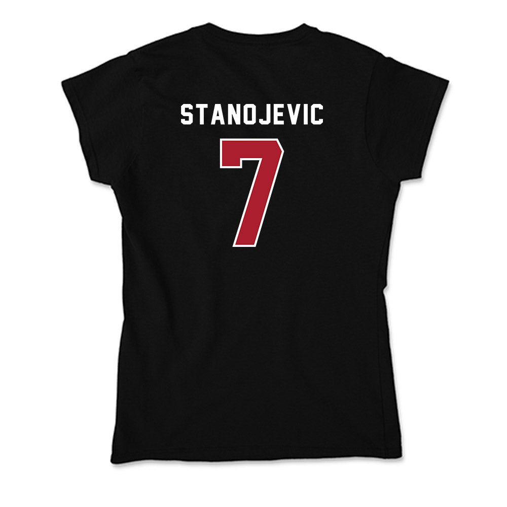 Barry - NCAA Men's Soccer : Zeljko Stanojevic - Classic Shersey Soft Style Women’s T-Shirt-1