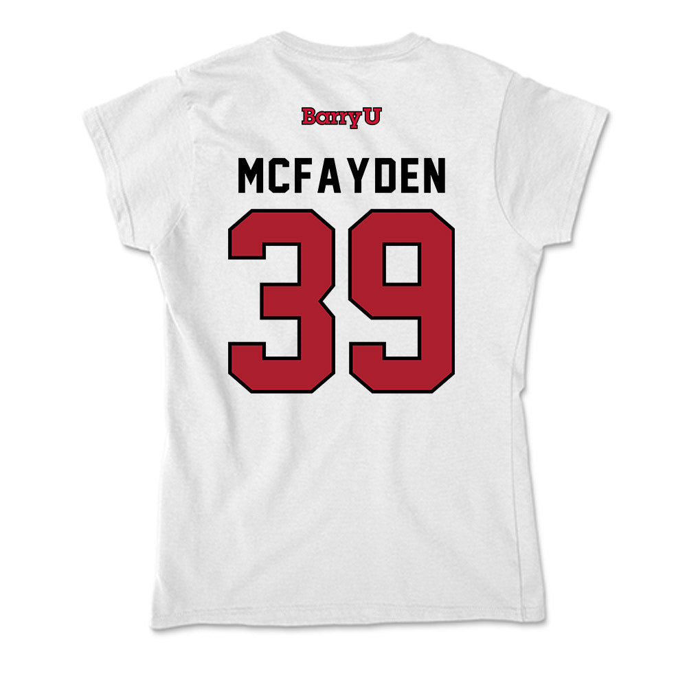 Barry - NCAA Women's Soccer : Alyna McFayden - Classic Shersey Soft Style Women’s T-Shirt-1