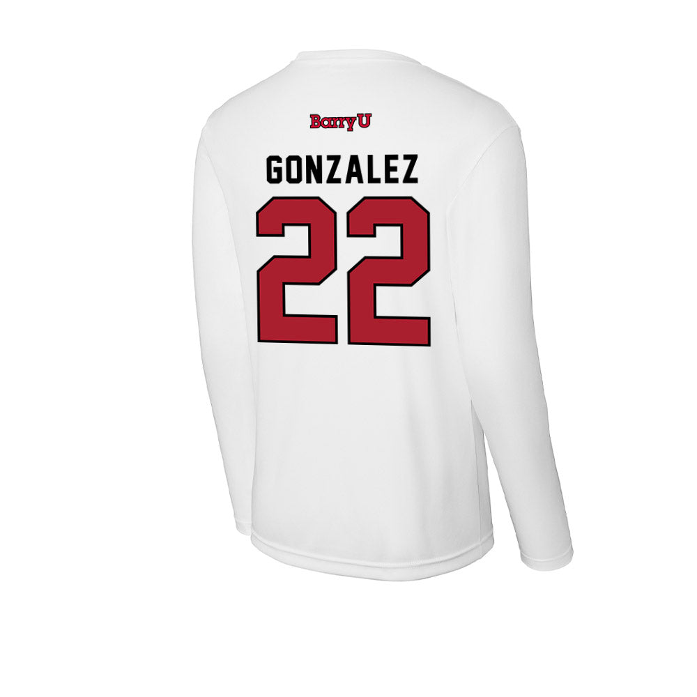 Barry - NCAA Men's Volleyball : Julian Gonzalez - Classic Shersey Activewear Long Sleeve T-Shirt-1