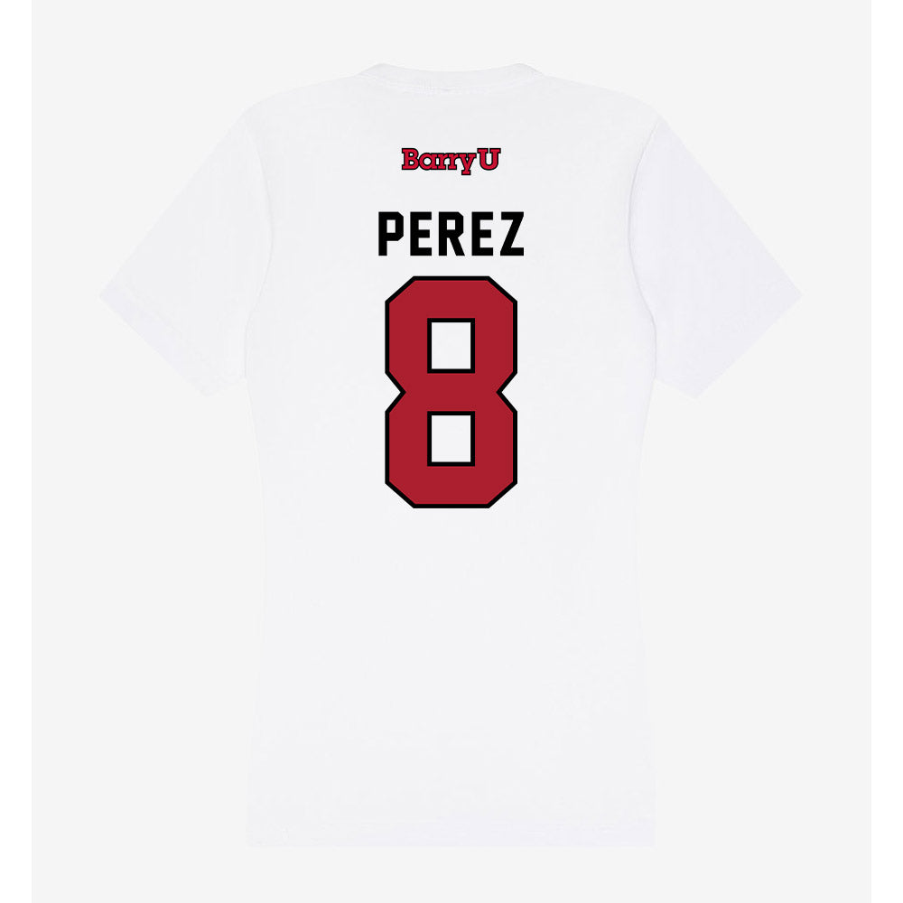 Barry - NCAA Baseball : Chris Perez - Classic Shersey Women's V-Neck T-Shirt-1