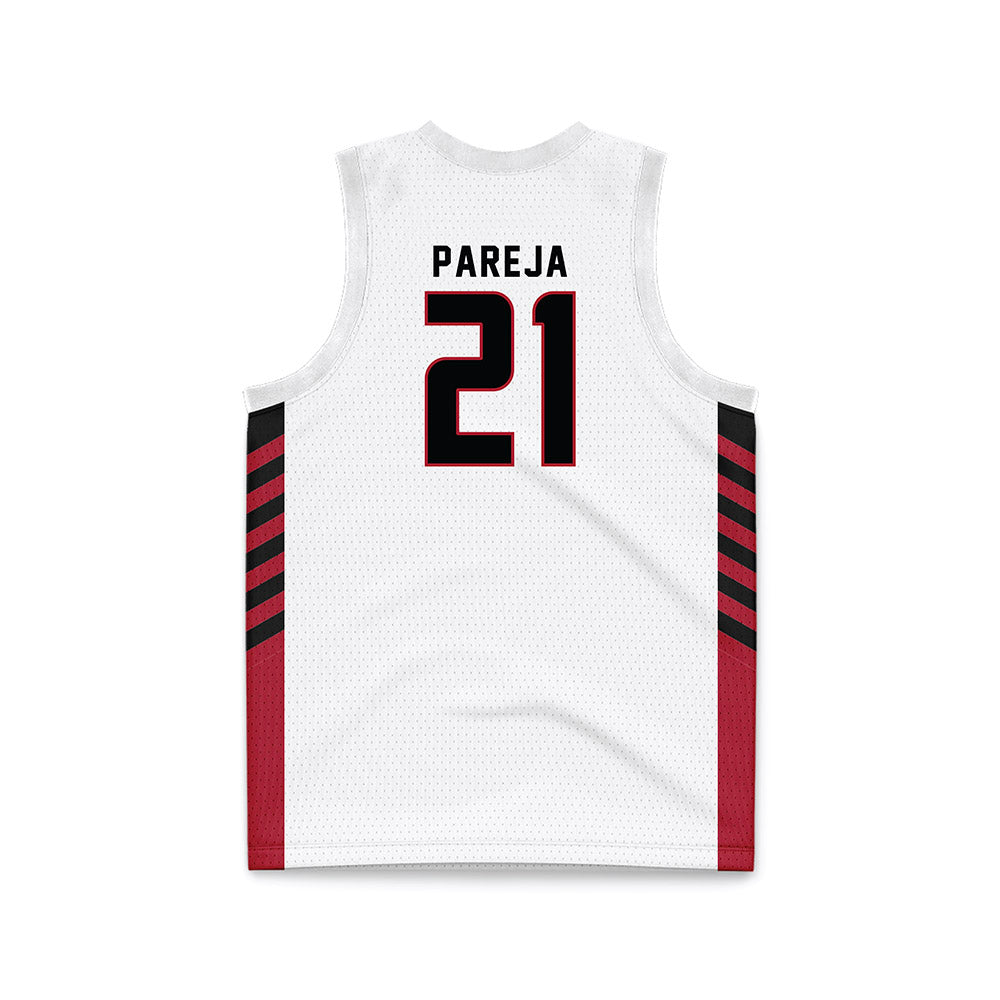 Barry - NCAA Women's Basketball : Paola Pareja - White Basketball Jersey-1
