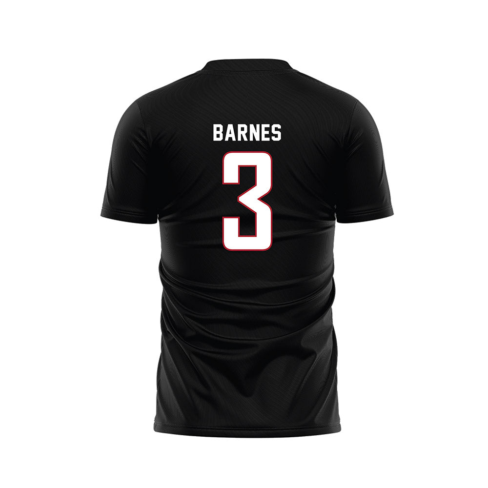 Barry - NCAA Women's Soccer : Dylan Barnes - Black Soccer Jersey-1