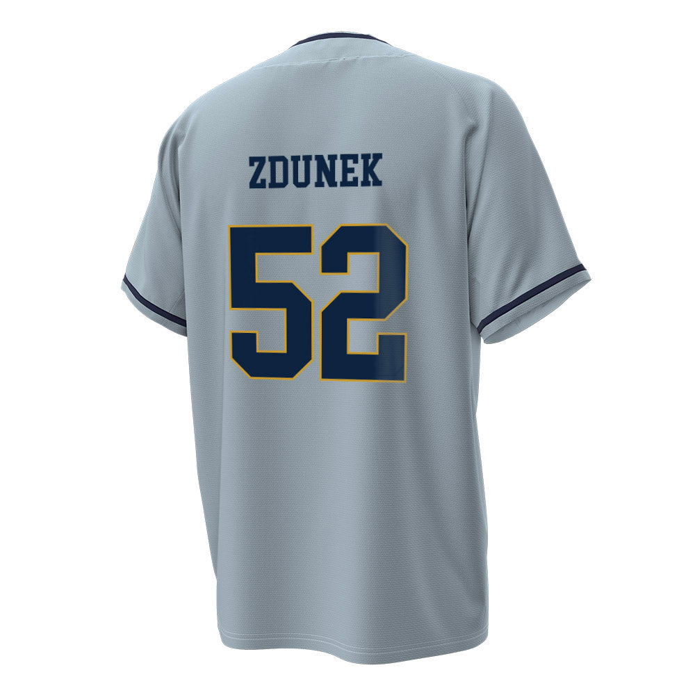 Notre Dame - NCAA Baseball : Eric Zdunek - Under Armour® Baseball Jersey-1