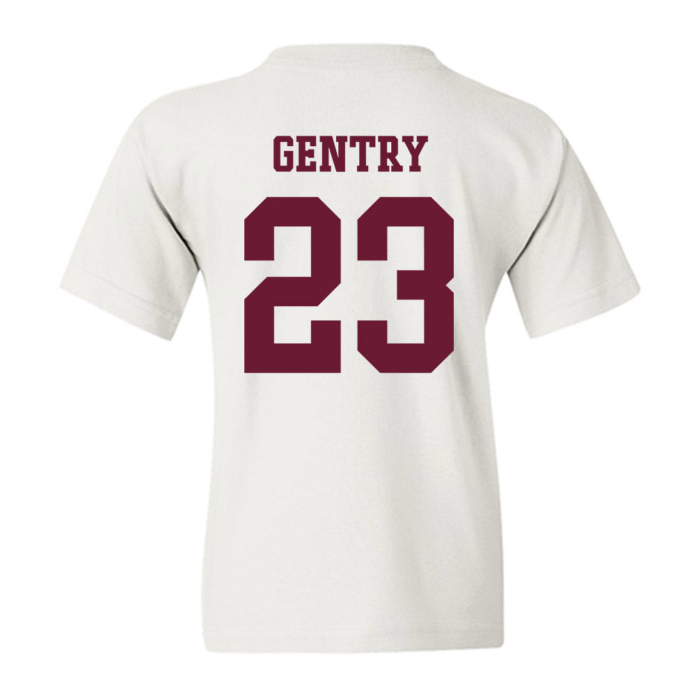Texas A&M - NCAA Women's Basketball : Gianna Gentry - Sports Shersey Youth T-Shirt-1