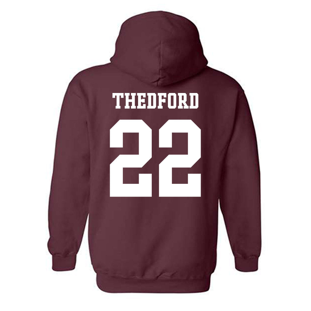 Texas A&M - NCAA Women's Volleyball : Jenna Thedford - Sports Shersey Hooded Sweatshirt-1