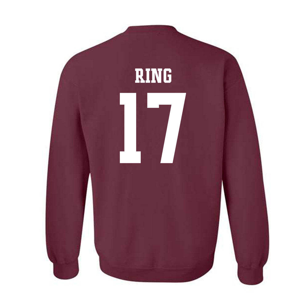 Texas A&M - NCAA Women's Volleyball : Natalie Ring - Sports Shersey Crewneck Sweatshirt-1