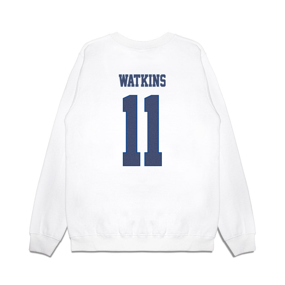 Kentucky - NCAA Football : Lincoln Watkins - Denim Shersey Premium Crewneck Sweatshirt-1