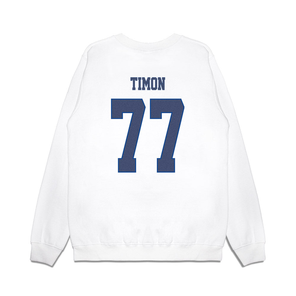 Kentucky - NCAA Football : Henry Timon - Denim Shersey Premium Crewneck Sweatshirt-1