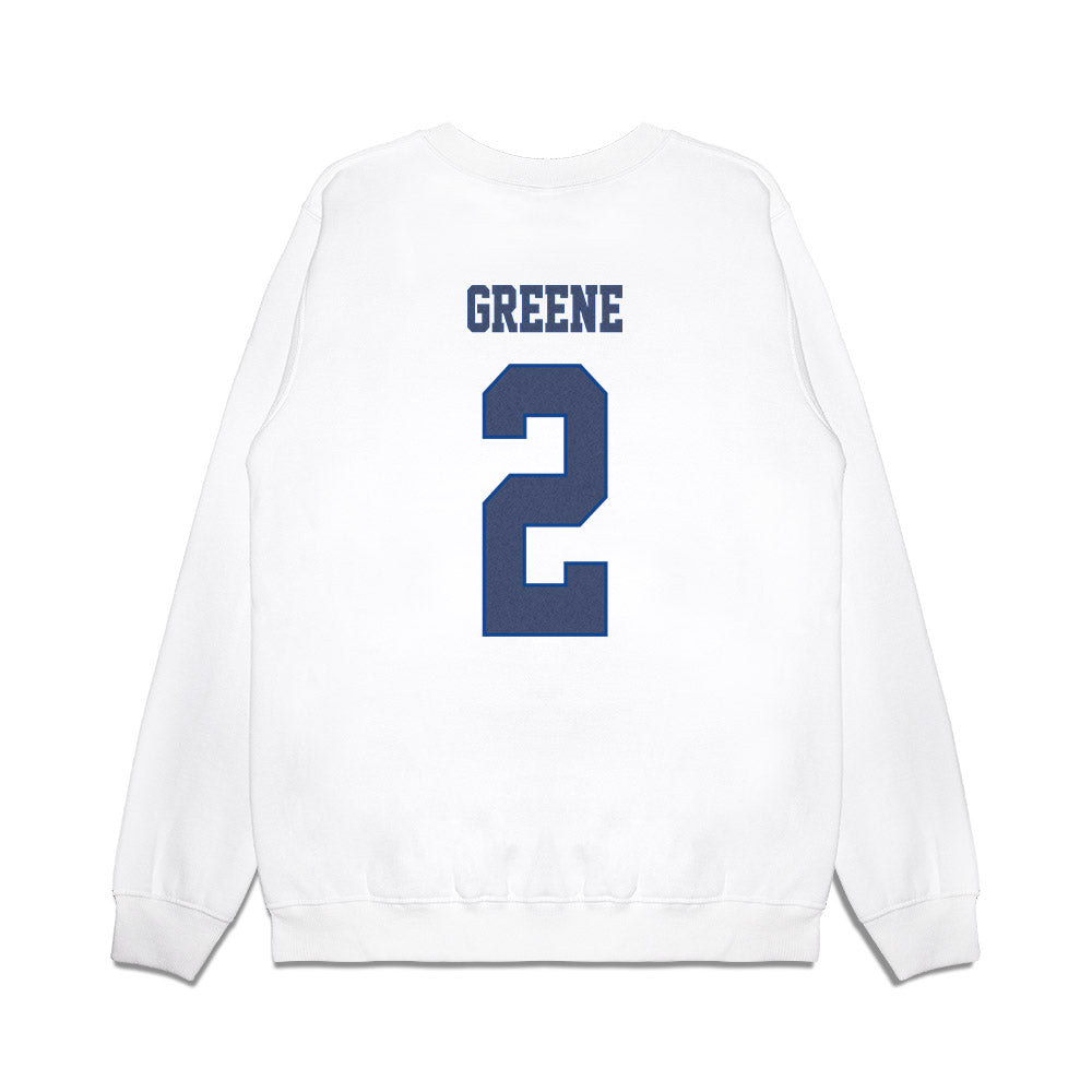 Kentucky - NCAA Football : Samuel Greene - Denim Shersey Premium Crewneck Sweatshirt-1