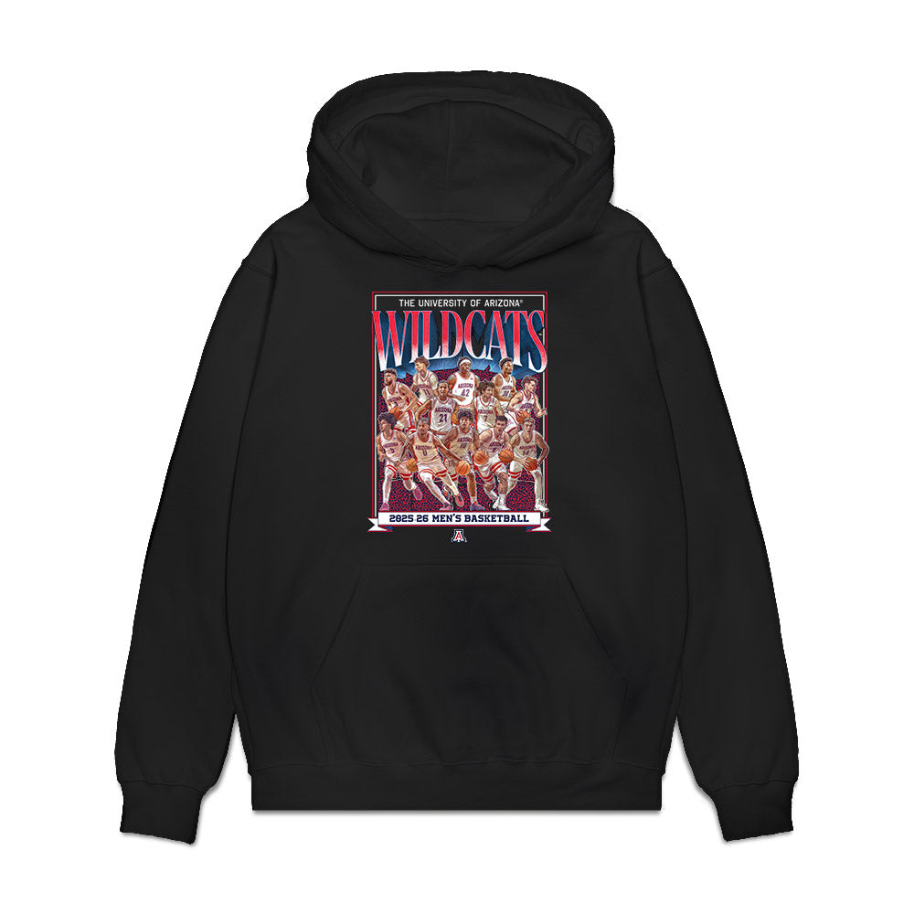Arizona - NCAA Men's Basketball : - Premium Hooded Sweatshirt-0