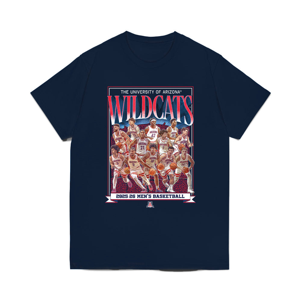 Arizona - NCAA Men's Basketball : - Comfort Colors T-Shirt-0