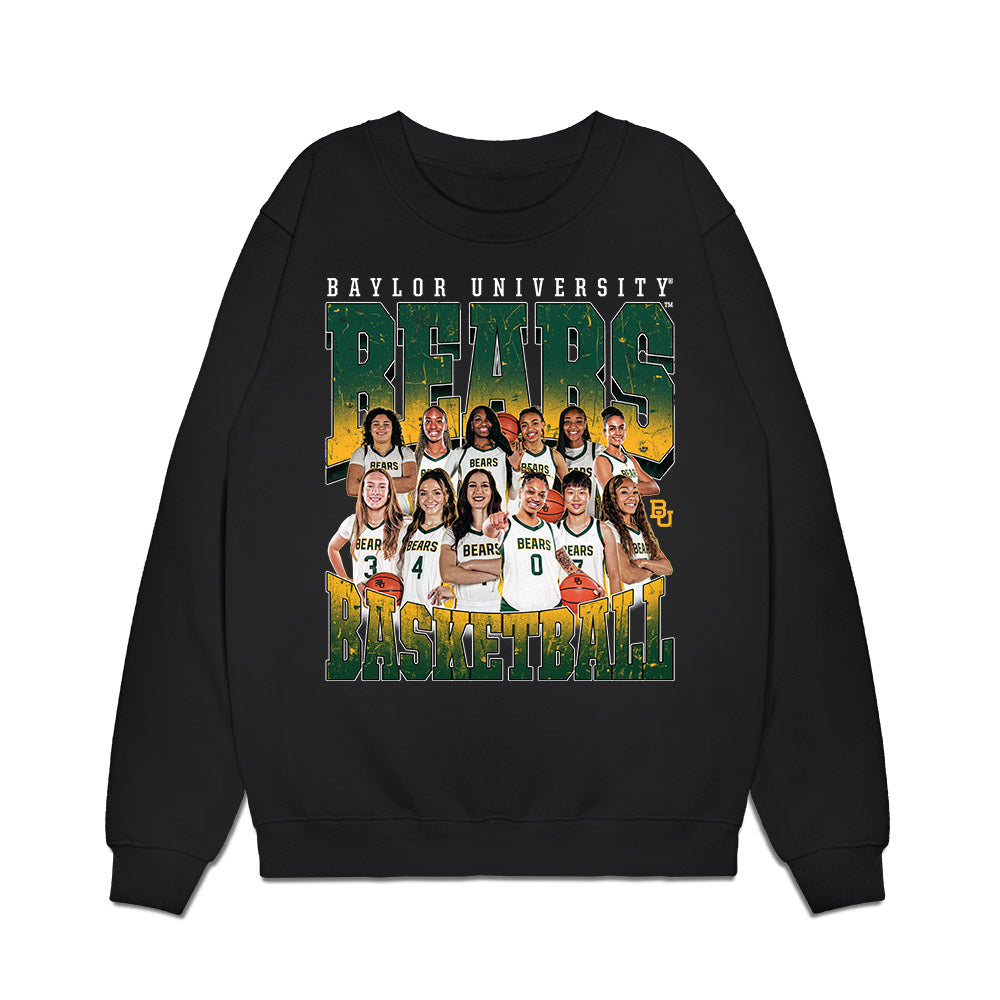 Baylor - NCAA Women's Basketball : Team Collage Premium Crewneck Sweatshirt-0