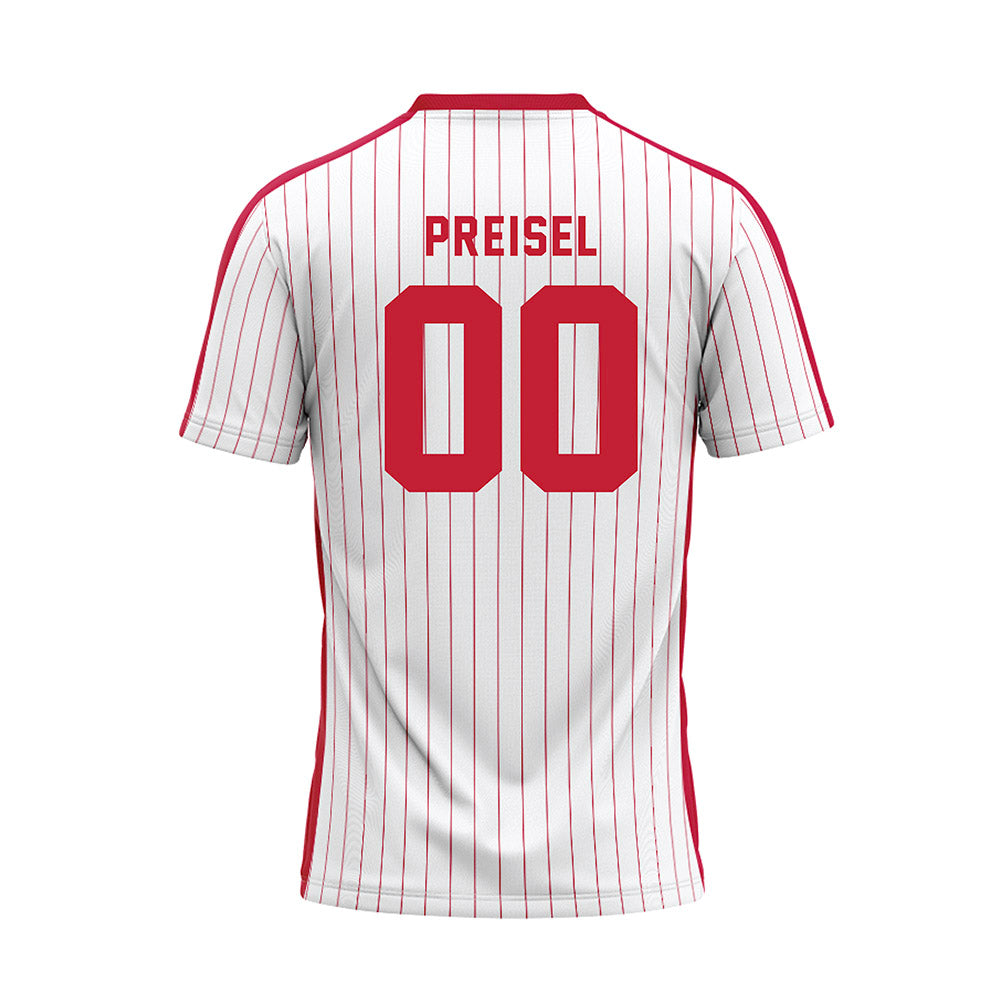 Miami of Ohio - Baseball Alumni : Connor Preisel - Pinstripe Jersey-1