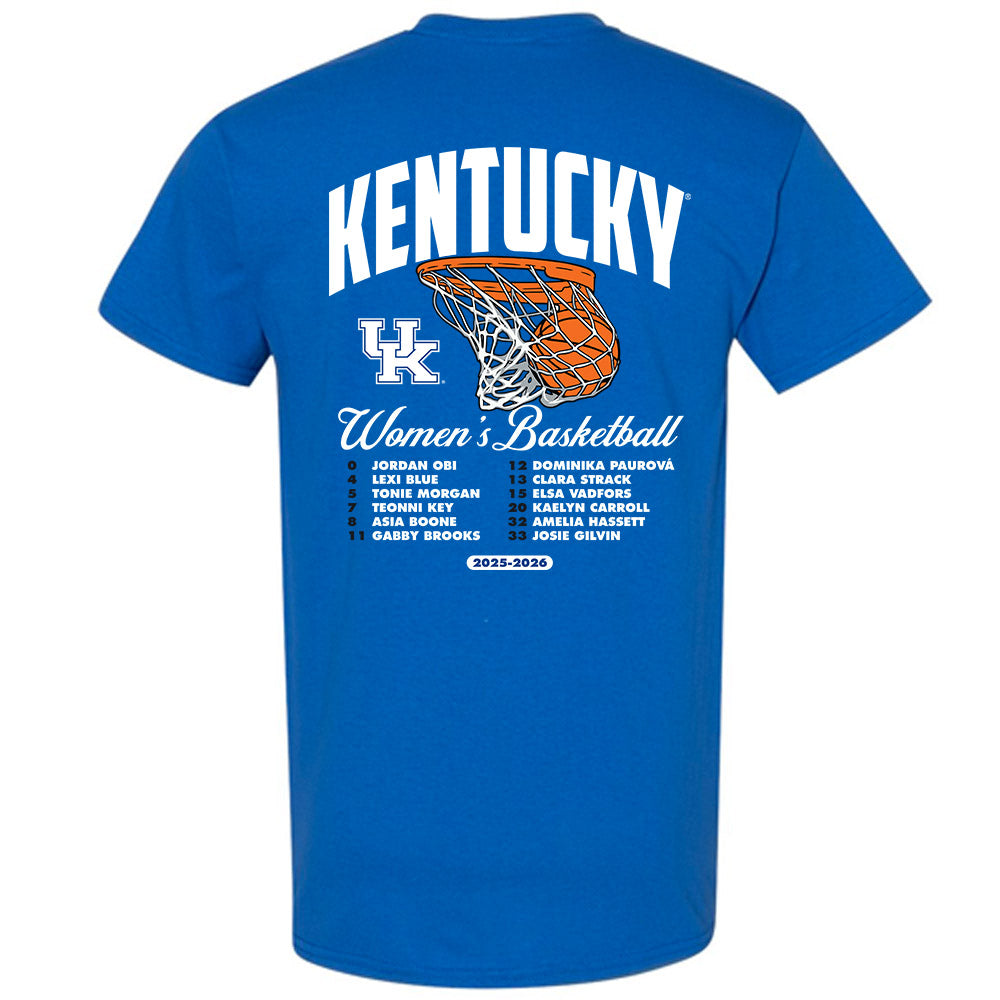 Kentucky - NCAA Women's Basketball : - 25-26 Roster T-Shirt-1