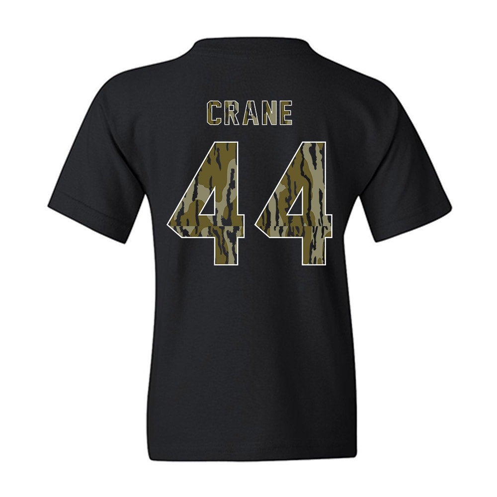 Arkansas - NCAA Baseball : Brody Crane - Camo Shersey Youth T-Shirt-1