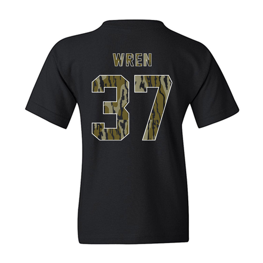 Arkansas - NCAA Baseball : Grant Wren - Camo Shersey Youth T-Shirt-1