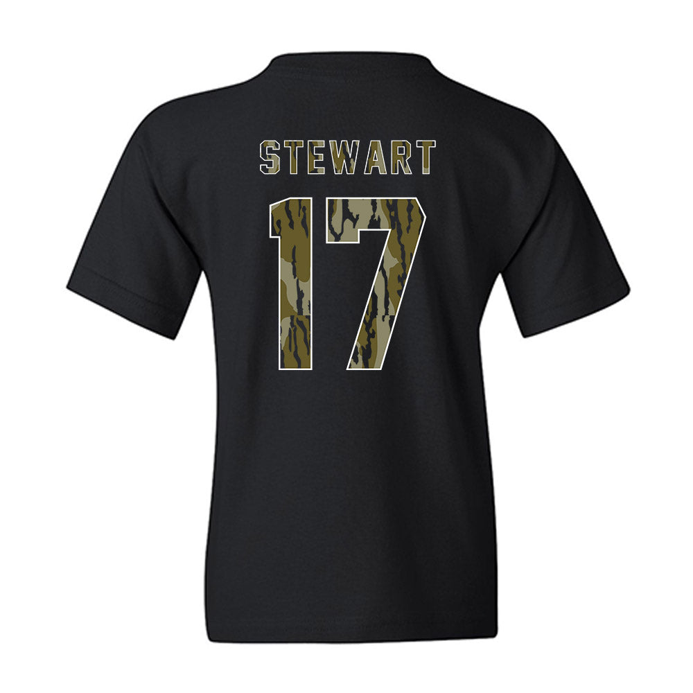 Arkansas - NCAA Baseball : Zack Stewart - Camo Shersey Youth T-Shirt-1