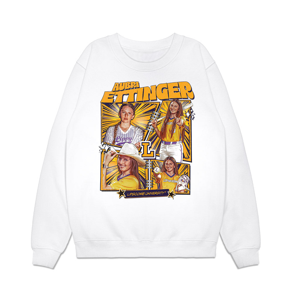 Lipscomb - NCAA Softball : Aubri Ettinger - Collage Premium Crewneck Sweatshirt-0