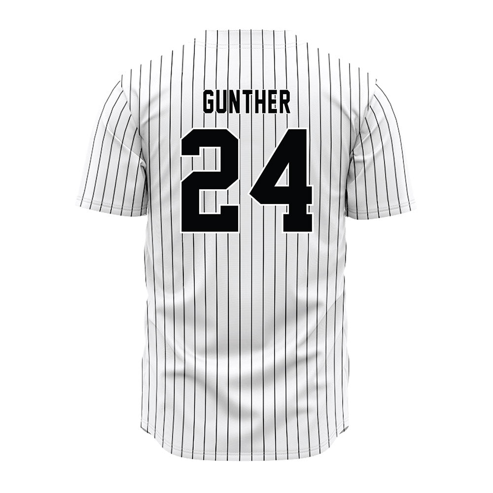 South Carolina - NCAA Baseball : Josh Gunther - Pinstripe Jersey-1