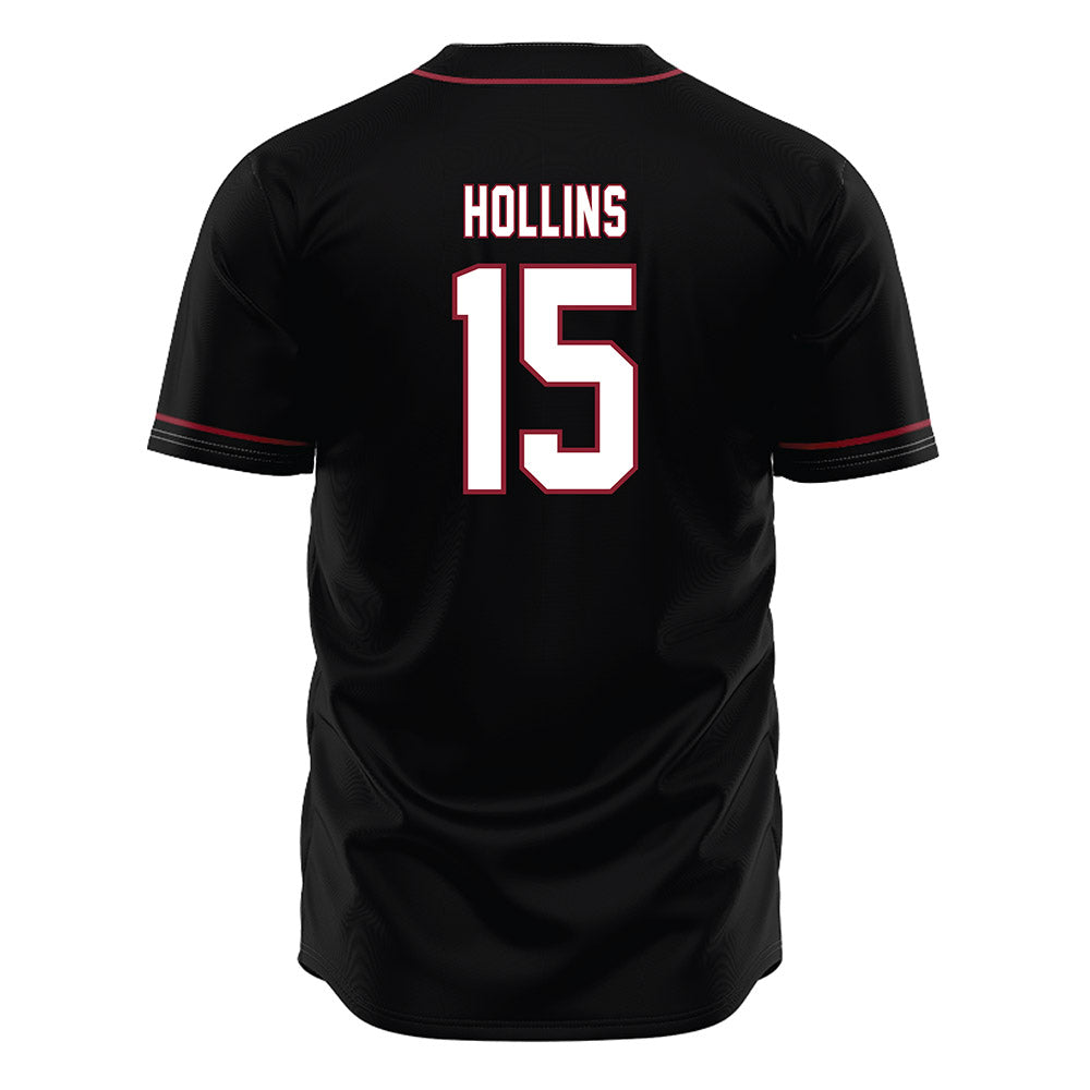 South Carolina - NCAA Baseball : Beau Hollins - Black Jersey-1