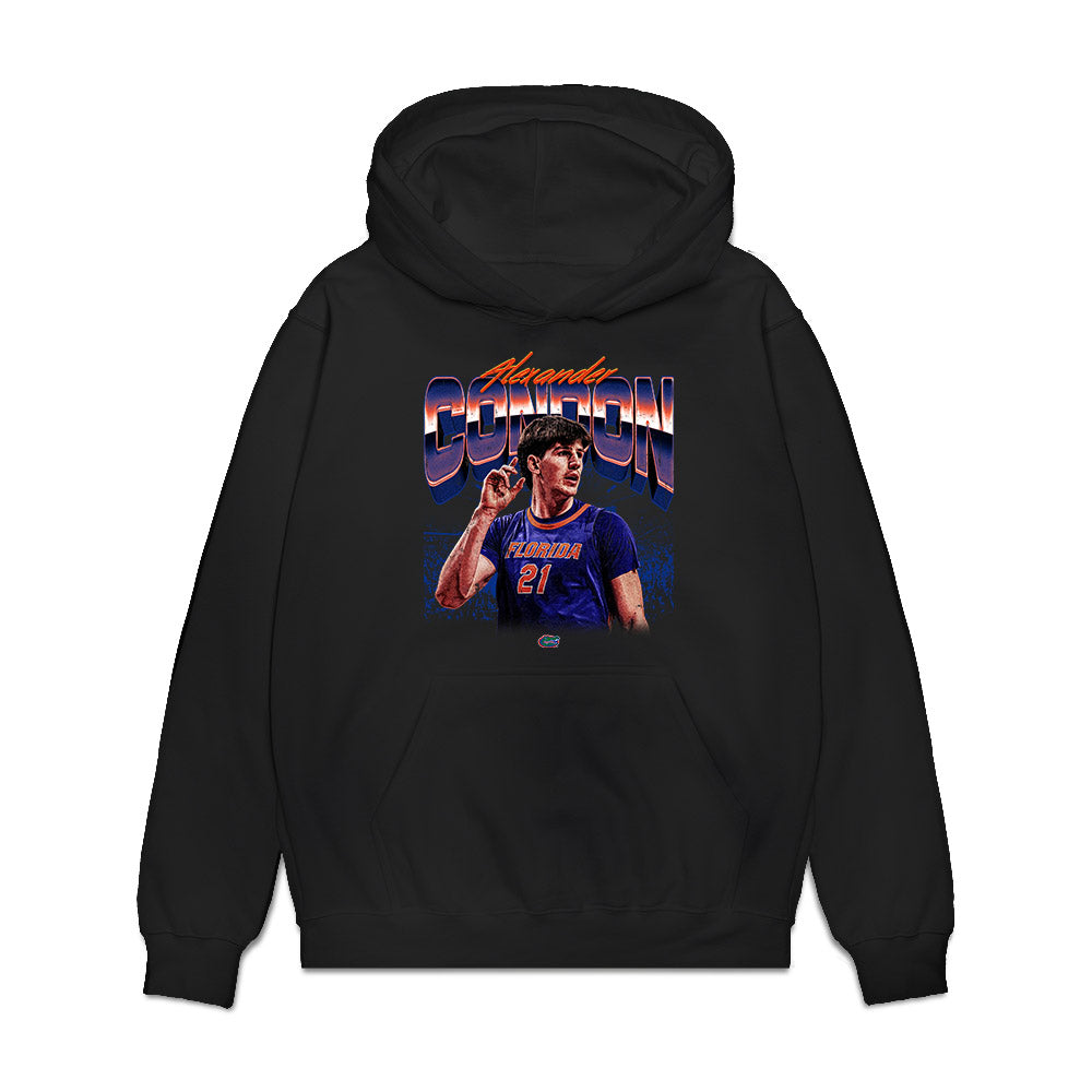 Florida - NCAA Men's Basketball : Alex Condon - Collage Premium Hooded Sweatshirt-0