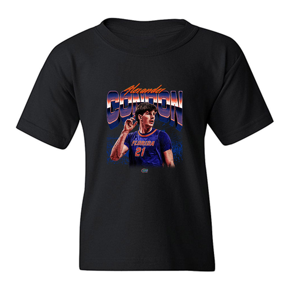 Florida - NCAA Men's Basketball : Alex Condon - Collage Youth T-Shirt-0