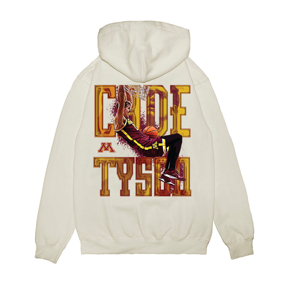 Minnesota - NCAA Men's Basketball : Cade Tyson - Collage Premium Hooded Sweatshirt-1