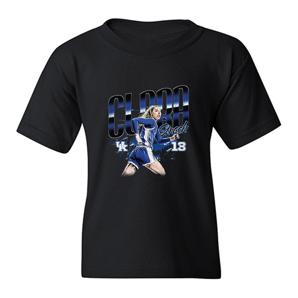 Kentucky - NCAA Women's Basketball : Clara Strack - Collage Youth T-Shirt-0