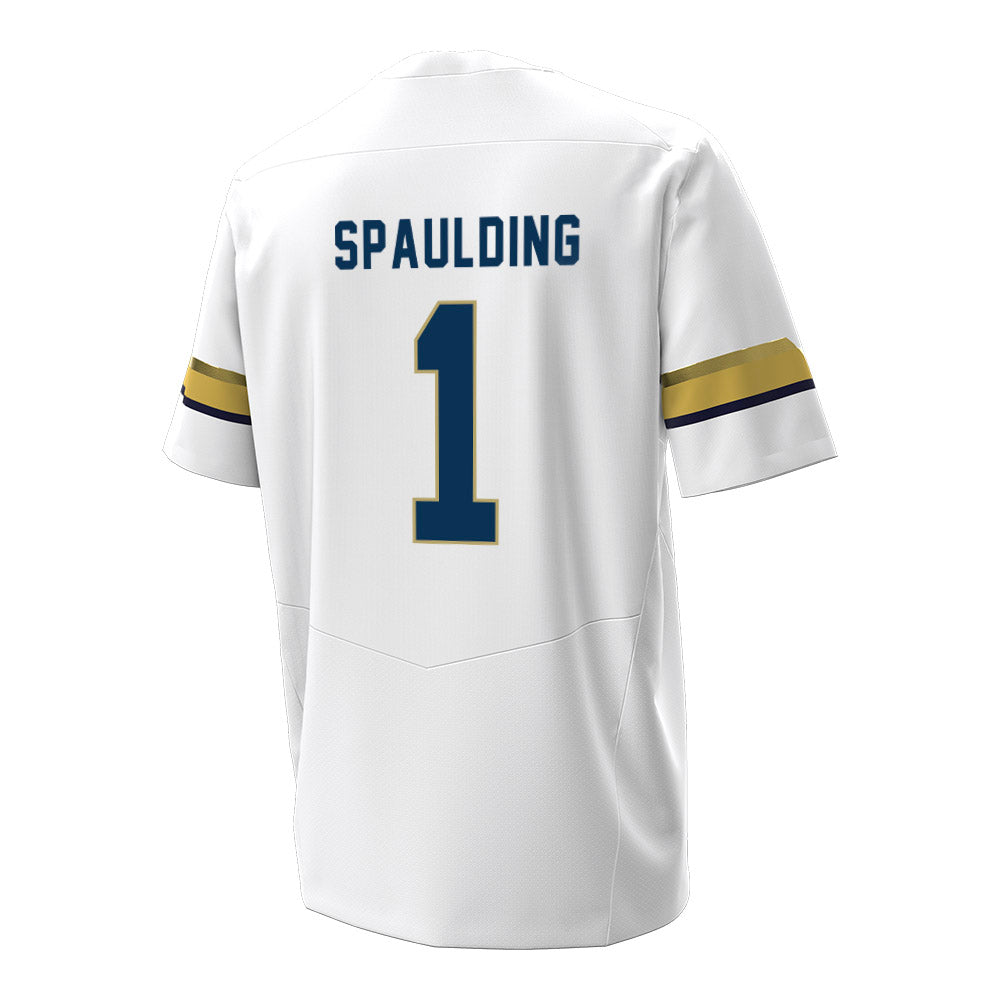 Georgia Tech - NCAA Football : Cayman Spaulding - Under Armour® Football Jersey-1