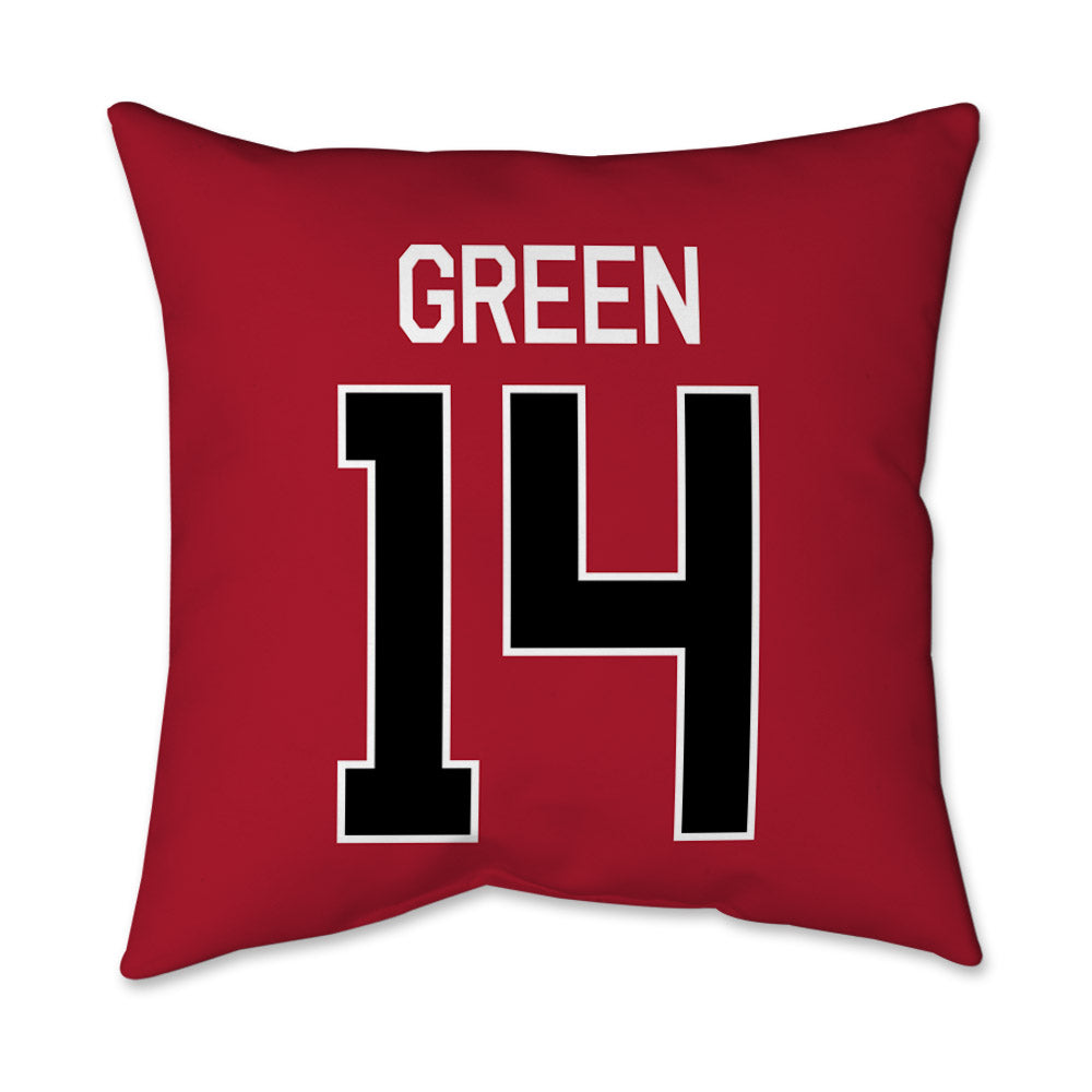 SDSU - NCAA Football : Isaiah Green - Pillow 16x16-1
