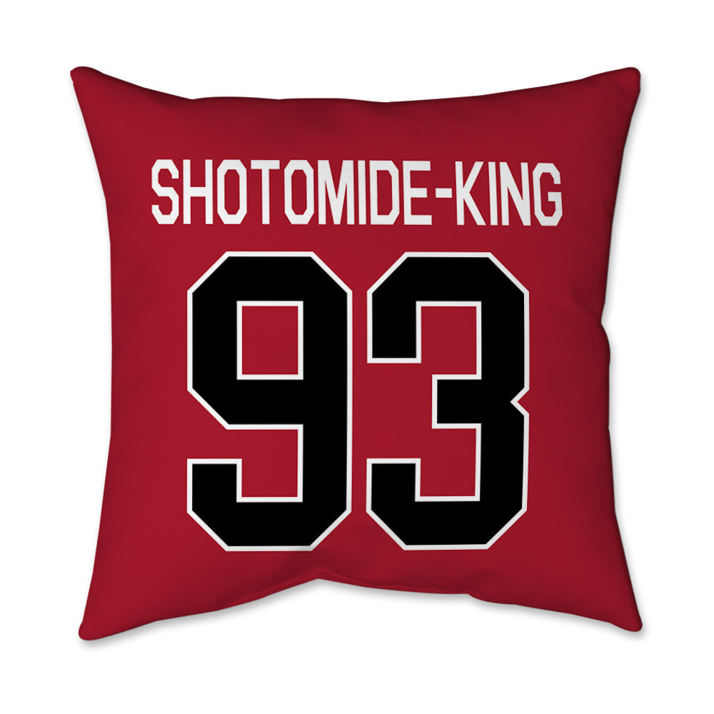 SDSU - NCAA Football : Ayo Shotomide-King - Pillow 16x16-1