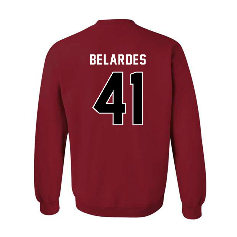 SDSU - NCAA Baseball : Alec Belardes - Classic Shersey Crewneck Sweatshirt-1