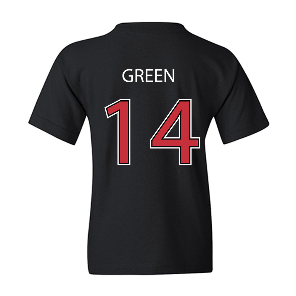 SDSU - NCAA Football : Isaiah Green - Vintage Youth T-Shirt-1
