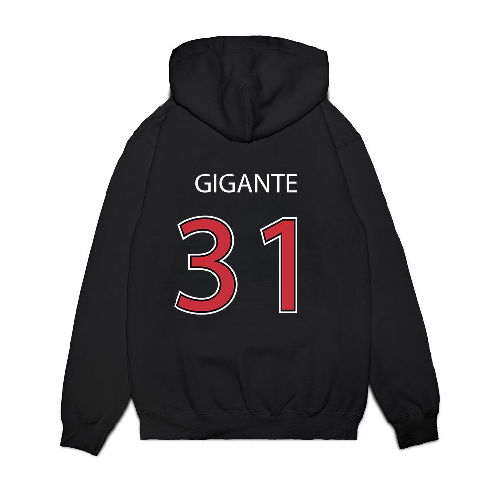 SDSU - NCAA Softball : Olivia Gigante - Vintage Shersey Premium Hooded Sweatshirt-1